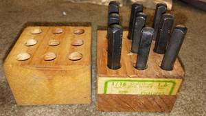 lot 88 image: Metal Number Stamp kit. 116 in.