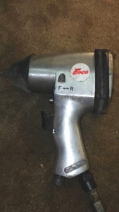 lot 108 image: Enco  in. dr. impact wrench. Air tool.