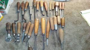 lot 112 image: Woodworking hand tooling tools.