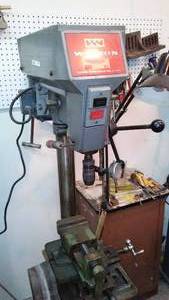 lot 93 image: Wilton Floor Drill Press with 2 way line up, vise.