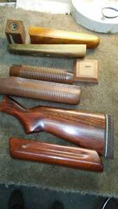 lot 144 image: Gorgeous wood Gun stock and forearm pieces.