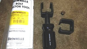 lot 155 image: Remington Extractor Rivet Anvil and Bolt Ejector tool set.