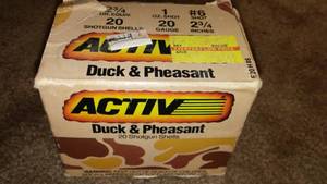 lot 194 image: Vintage ACTIV 20 ga., 6 shot QTY.15