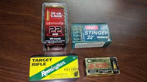 lot 217 image: Variety of 22 rounds.