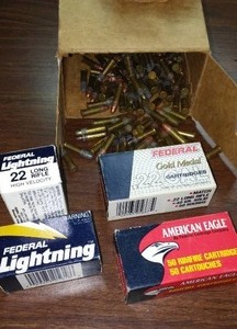 lot 218 image: Variety of 22 rounds.