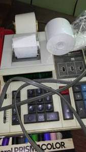 lot 239 image: Office Supplies Sharp paper calculator works.