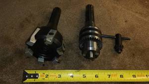 lot 454 image: 2 attachments for cutting and drilling. JT-33
