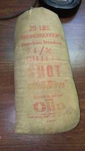 lot 270 image: Winchester 7.5 shot 25 lbs  full bag