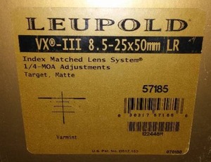 lot 279 image: Leopold VX-111 8.5-25 x 50mm LR