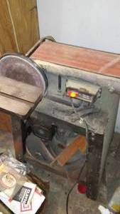lot 282 image: Sander- 2 in 1. Belt and Disc