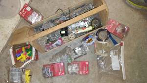 lot 294 image: Electrical nuts, clamps and more