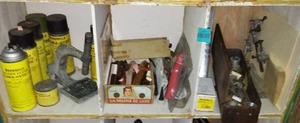 lot 426 image: Row 3 of green cabinets. See pics.