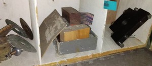 lot 428 image: Row 1 of green cabinets. See pics