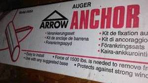 lot 489 image: Anchor kit. Full box