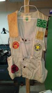 lot 531 image: Vintage personalized hunting vest