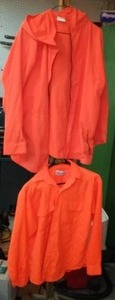 lot 534 image: Gander Mountain Windbreaker and shirt. Windbreaker XL and shirt MedLg.