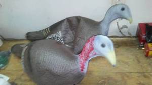 lot 542 image: Turkey decoys (2)