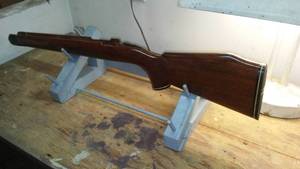 lot 566 image: Rifle stock. Winchester butt plate
