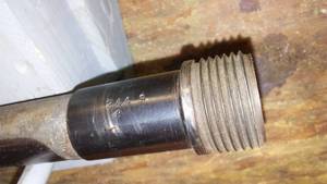 lot 573 image: 244 R rifle barrel