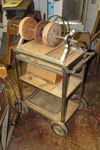 lot 657 image: Sander  with Rolling Cart