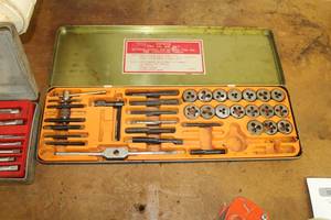 lot 732 image: Tap & Die Set  with Plastic Case