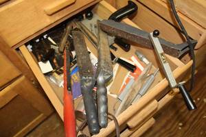 lot 711 image: Hand Tools (in 1 drawer)  with RaspsFiles, Planers, Sanders, Lil Sharpy Sander No. 5307