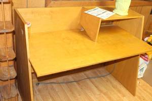 lot 768 image: Wood Desk