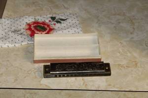 lot 795 image: Sousas Band No. 1012 Harmonica (in original box)
