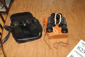 lot 821 image: Lot of (2) Binoculars  - Bushnell 12x50, Sportsman 7x35