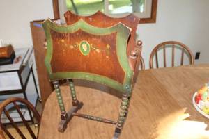 lot 857 image: Wood Side Table