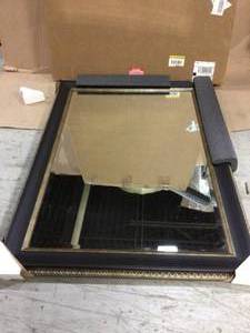 Large Rectangle Bronze Beveled Glass Contemporary Mirror (41.63 in. H x 29.63 in. W) Customer Returns See Pictures