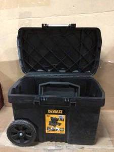 DEWALT 25 in. 15 Gal. Mobile Tool Box Customer Returns See Pictures