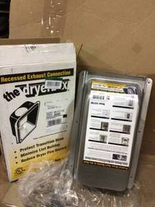 Recessed Exhaust Connection the Dryer Box Customer Returns See Pictures