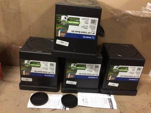 NDS 9 in. Square Catch Basin Drain Kit 2-Opening Basin, Black Plastic GrateCustomer Returns See Pictures