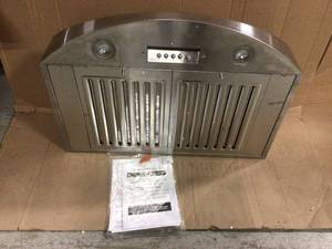KOBE Range Hoods 30 in. 400 CFM Ductless Recirculating Under Cabinet Range Hood in Stainless Steel Customer Returns See Pictures
