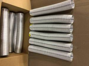 Master Flow 4 in. x 96 in. Aluminum Flex Pipe Customer Returns See Pictures