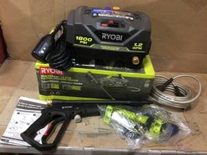 RYOBI 1800 PSI 1.2 GPM Cold Water Electric Pressure Washer Customer Returns See Pictures