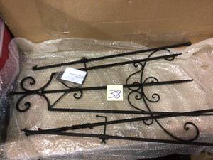 65 in. Floor Easel with Adjustable Brackets Customer Returns See Pictures