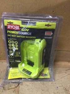 RYOBI 40V 300-Watt Power Inverter (Tool Only) Customer Returns See Pictures