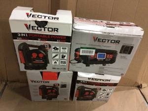 Vector 700 Peak Amp Portable Car Jump Starter with USB Power Station Customer Returns See Pictures