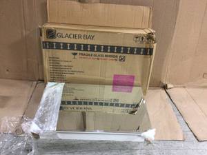 Glacier Bay 16 in. W x 26 in. H Frameless Recessed or Surface-Mount Bathroom Medicine Cabinet Customer Returns See Pictures