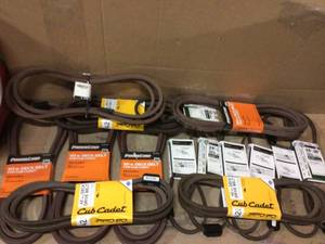 lot 10 image: MTDCub Cadet SLT 50 in. Tractor Deck Belt Customer Returns See Pictures