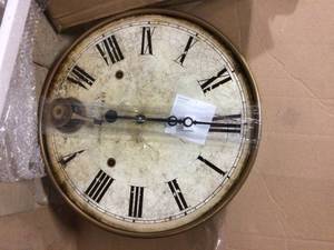 lot 17 image: Raleigh Brown Pendulum Wall Clock Customer Returns See Pictures