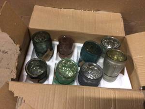 lot 24 image: Multi Color Votive Candle Holders (Set of 8) Customer Returns See Pictures