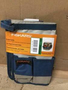 lot 31 image: Fiskars 5 Gal. Bucket Caddy (Bucket and Tools Not Included) Customer Returns See Pictures