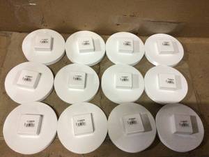 lot 42 image: NDS PVC S&ampD Cleanout Plug, 6 in. MPT Customer Returns See Pictures