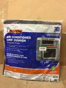 lot 48 image: Frost King 24 in. x 24 in. Air Conditioner Drip Cushion Customer Returns See Pictures