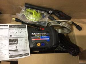 lot 55 image: RYOBI 1800 PSI 1.2 GPM Cold Water Electric Pressure Washer Customer Returns See Pictures