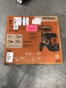 lot 104 image: 2900 PSI 2.4 GPM OHV Engine Axial Cam Pump Gas Pressure Washer Speedwash by Generac