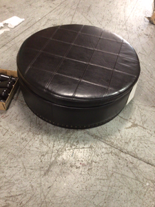 lot 106 image: Augusta Espresso Storage Ottoman by OSP Home Furnishings